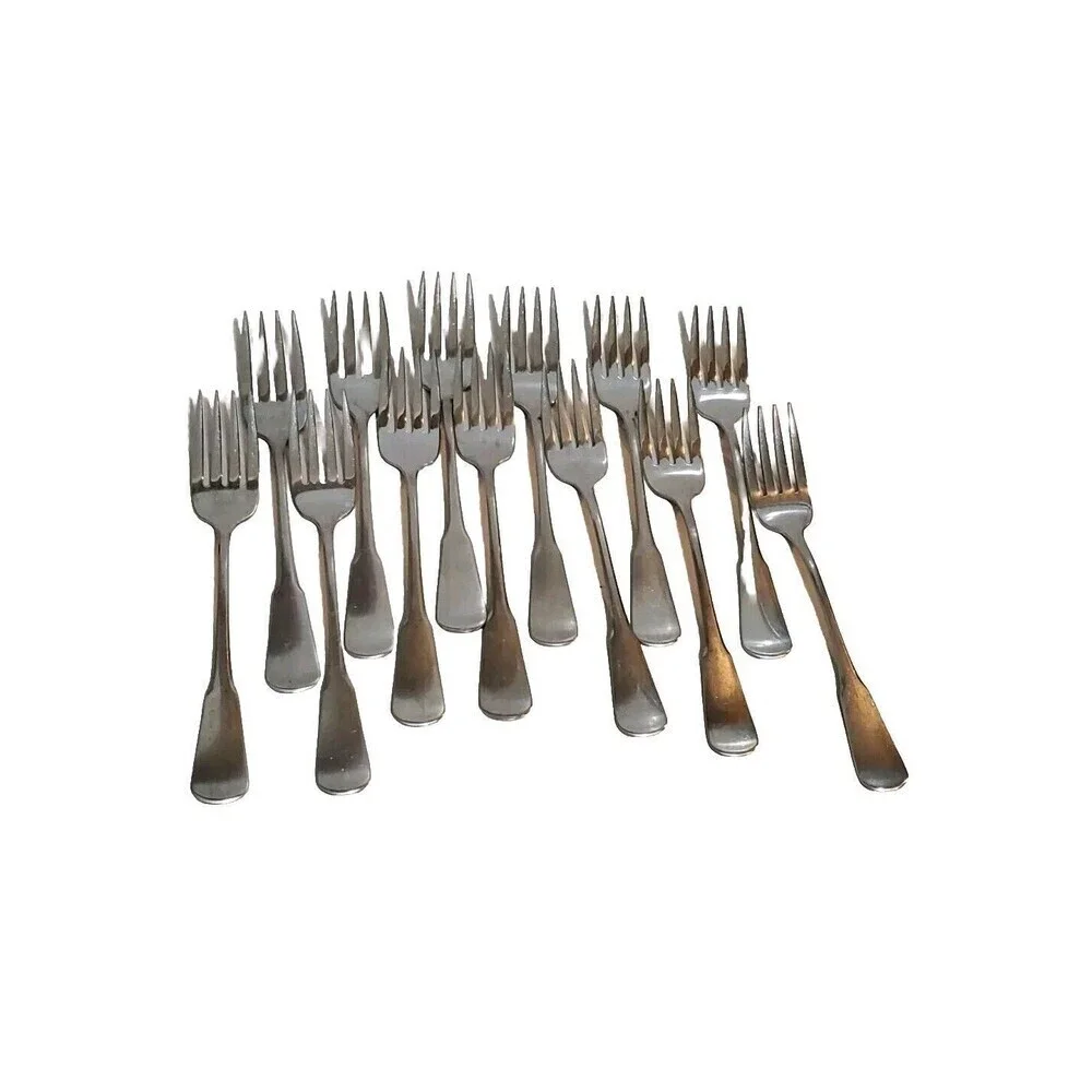 4 SSS Oneida‎ Colonial Boston/Minute Man Stainless Flatware Salad forks